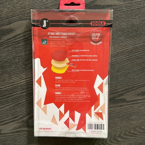 Joola Attack - Ping Pong Racket - Picture 3 of 4